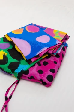 Proud Poppy Clothing Sleep Bright Electric Leopard Quilt Cover Set by Kasey Rainbow New
