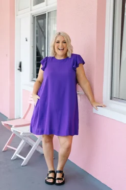 Proud Poppy Clothing Stevie Dress in Purple Fashion