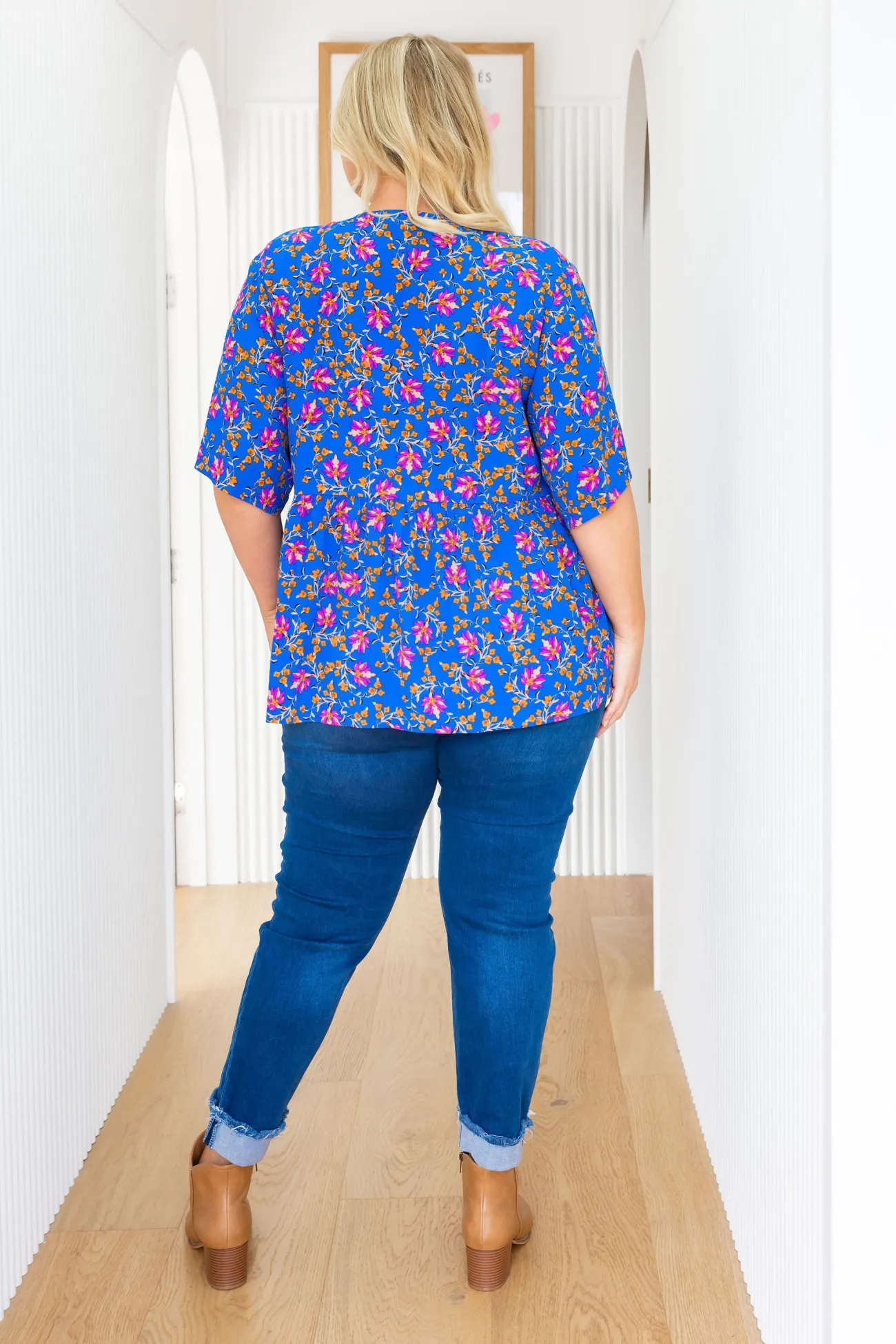 Proud Poppy Clothing Tiggy Peak Top in Winter Blooms WinterBlooms Fashion