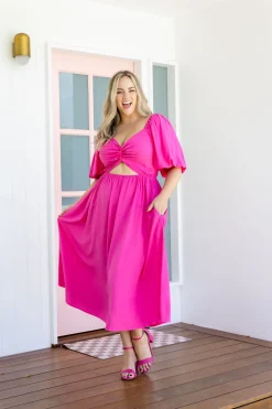Proud Poppy Clothing Tina Dress in Pink Fashion