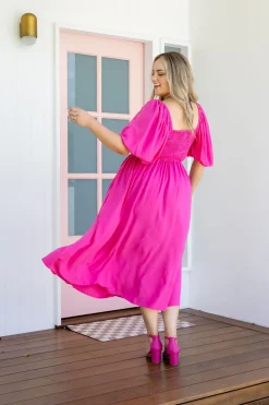 Proud Poppy Clothing Tina Dress in Pink Fashion