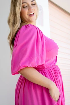 Proud Poppy Clothing Tina Dress in Pink Fashion