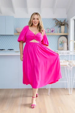 Proud Poppy Clothing Tina Dress in Pink Fashion