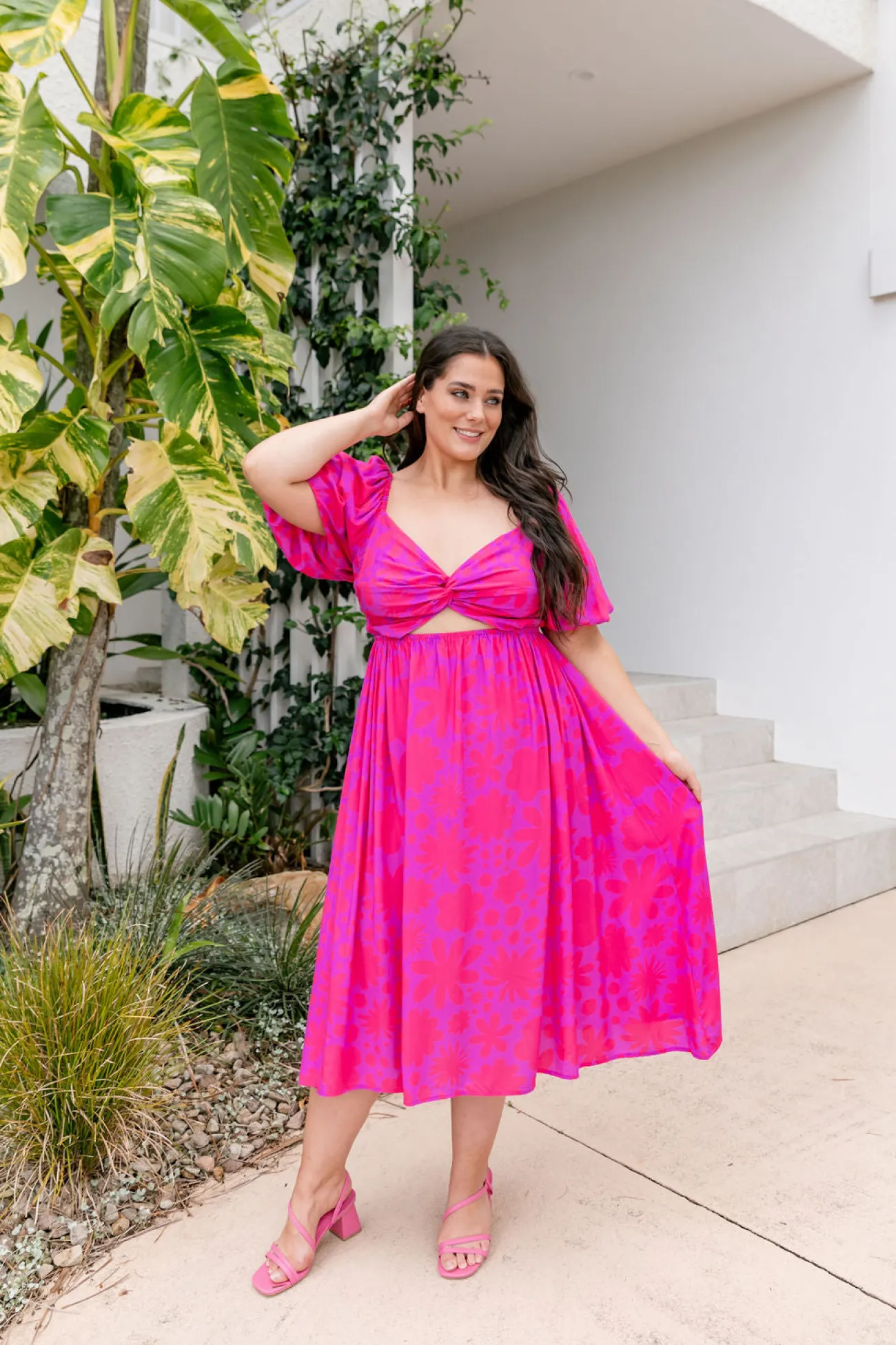 Proud Poppy Clothing Tina Dress in Summer Floral by Kasey Rainbow New