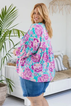 Proud Poppy Clothing *UNICORN* Amira Blouse in Destiny Print DestinyPrint Hot