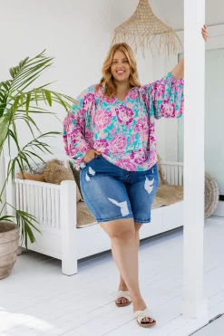 Proud Poppy Clothing *UNICORN* Amira Blouse in Destiny Print DestinyPrint Hot
