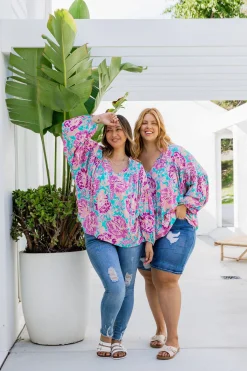 Proud Poppy Clothing *UNICORN* Amira Blouse in Destiny Print DestinyPrint Hot