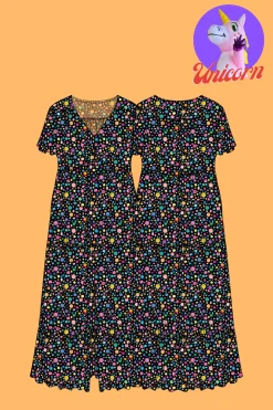 Proud Poppy Clothing *UNICORN* Bonnie Dress in Black Pebble by Kasey Rainbow Discount