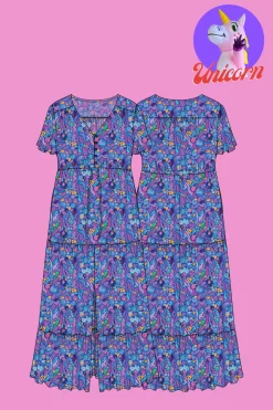 Proud Poppy Clothing *UNICORN* Bonnie Dress in Reef by Kasey Rainbow Fashion