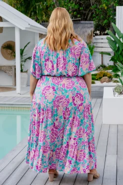 Proud Poppy Clothing *UNICORN* Charlize Maxi Dress in Destiny Print DestinyPrint Sale