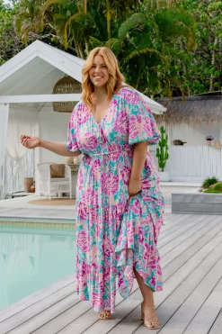 Proud Poppy Clothing *UNICORN* Charlize Maxi Dress in Destiny Print DestinyPrint Sale