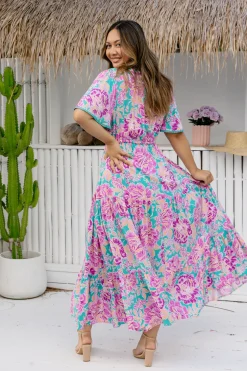 Proud Poppy Clothing *UNICORN* Charlize Maxi Dress in Destiny Print DestinyPrint Sale