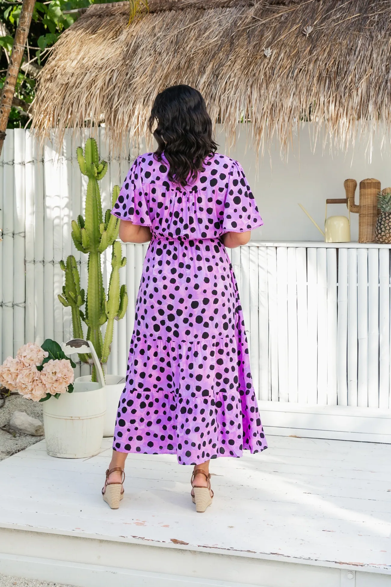 Proud Poppy Clothing *UNICORN* Charlize Maxi Dress in Purple Cheetah by Kasey Rainbow Fashion