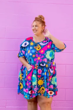 Proud Poppy Clothing *UNICORN* Hazel Dress in My Things by Kasey Rainbow Sale