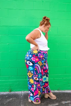 Proud Poppy Clothing *UNICORN* Larsa Pants in My Things by Kasey Rainbow New