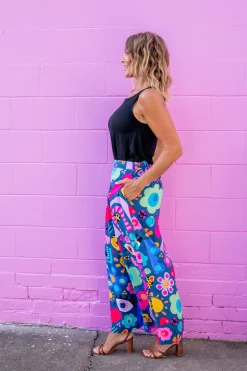 Proud Poppy Clothing *UNICORN* Larsa Pants in My Things by Kasey Rainbow New