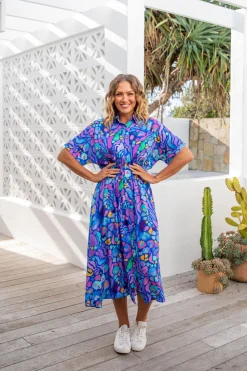 Proud Poppy Clothing *UNICORN* Maddy Dress in Reef by Kasey Rainbow Discount