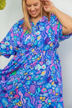 Proud Poppy Clothing *UNICORN* Maddy Dress in Reef by Kasey Rainbow Discount
