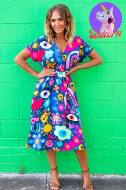 Proud Poppy Clothing *UNICORN* Millie Dress in My Things by Kasey Rainbow Discount