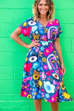 Proud Poppy Clothing *UNICORN* Millie Dress in My Things by Kasey Rainbow Discount