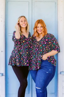 Proud Poppy Clothing *UNICORN* Peak Top in Black Pebble by Kasey Rainbow Best