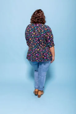 Proud Poppy Clothing *UNICORN* Peak Top in Black Pebble by Kasey Rainbow Best