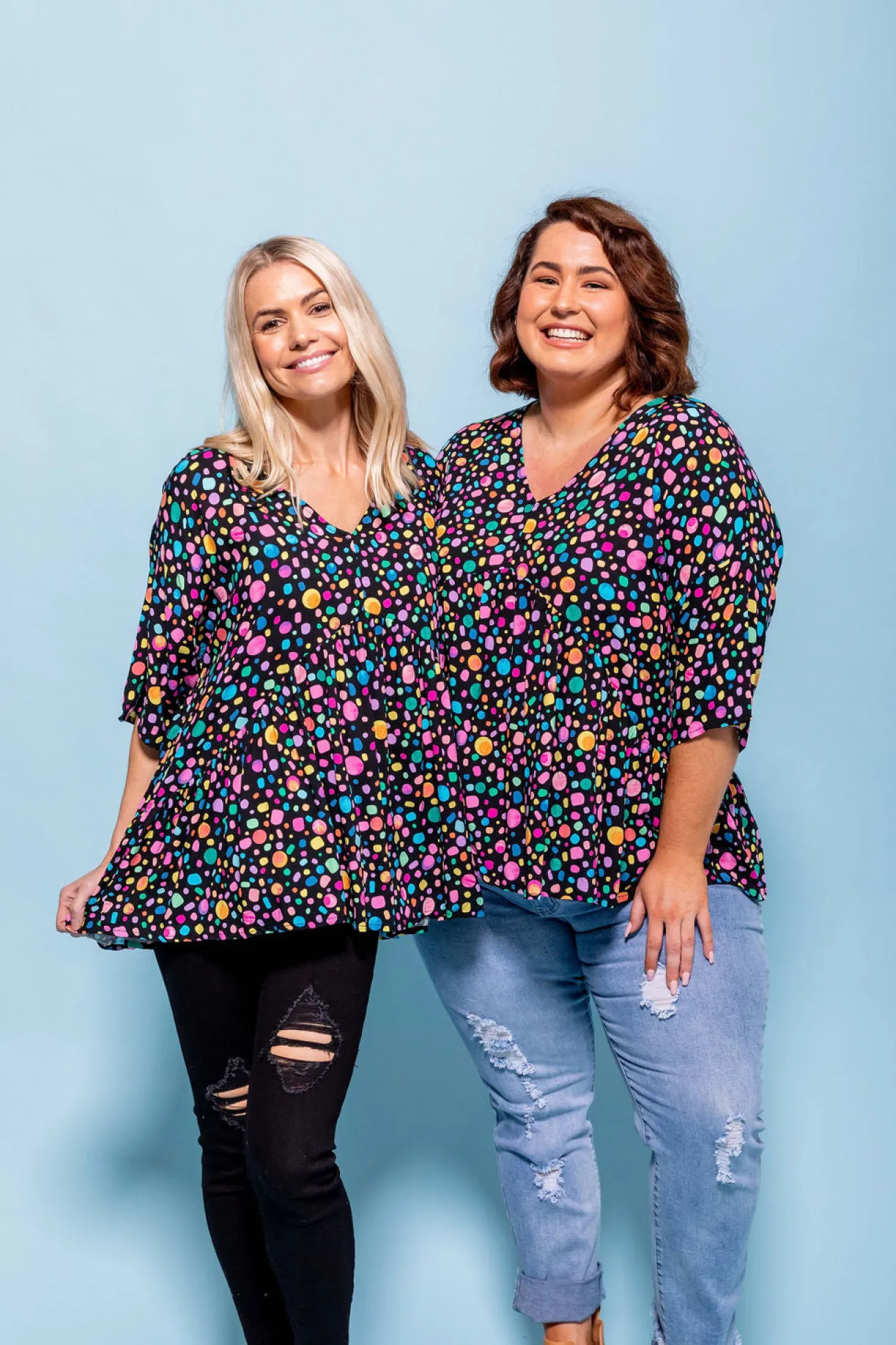 Proud Poppy Clothing *UNICORN* Peak Top in Black Pebble by Kasey Rainbow Best