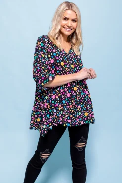 Proud Poppy Clothing *UNICORN* Peak Top in Black Pebble by Kasey Rainbow Best