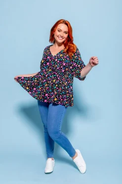 Proud Poppy Clothing *UNICORN* Peak Top in Black Pebble by Kasey Rainbow Best
