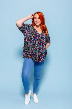 Proud Poppy Clothing *UNICORN* Peak Top in Black Pebble by Kasey Rainbow Best