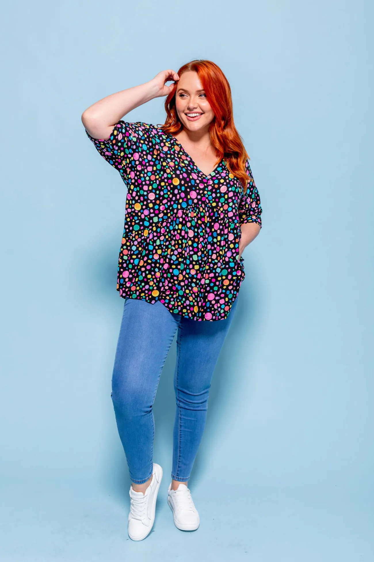 Proud Poppy Clothing *UNICORN* Peak Top in Black Pebble by Kasey Rainbow Best