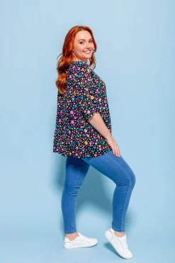 Proud Poppy Clothing *UNICORN* Peak Top in Black Pebble by Kasey Rainbow Best