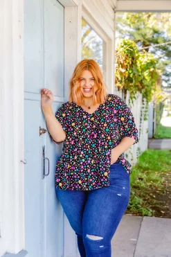 Proud Poppy Clothing *UNICORN* Peak Top in Black Pebble by Kasey Rainbow Best