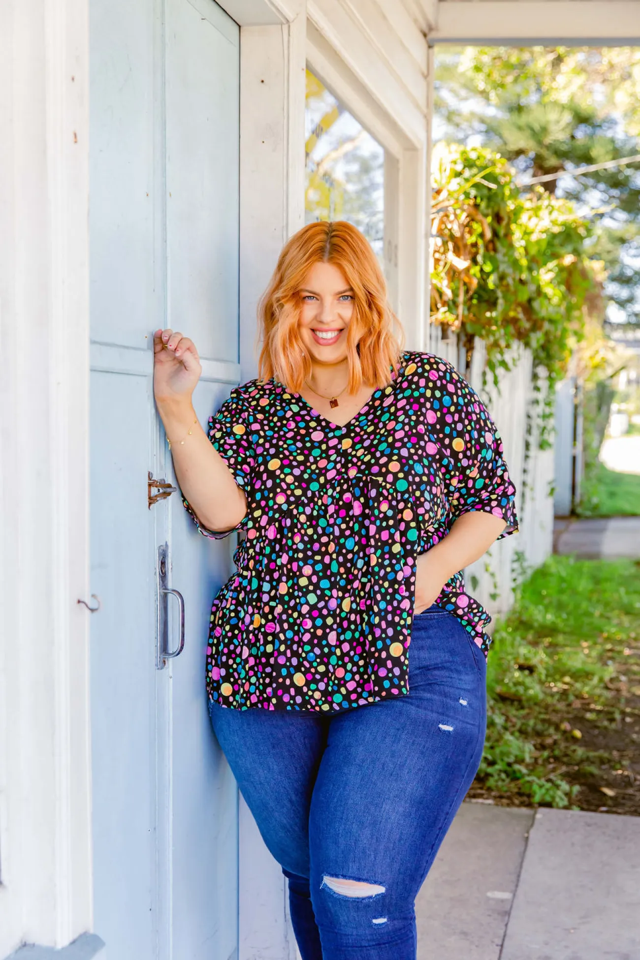 Proud Poppy Clothing *UNICORN* Peak Top in Black Pebble by Kasey Rainbow Best