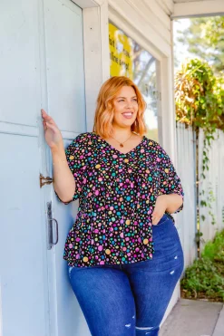 Proud Poppy Clothing *UNICORN* Peak Top in Black Pebble by Kasey Rainbow Best