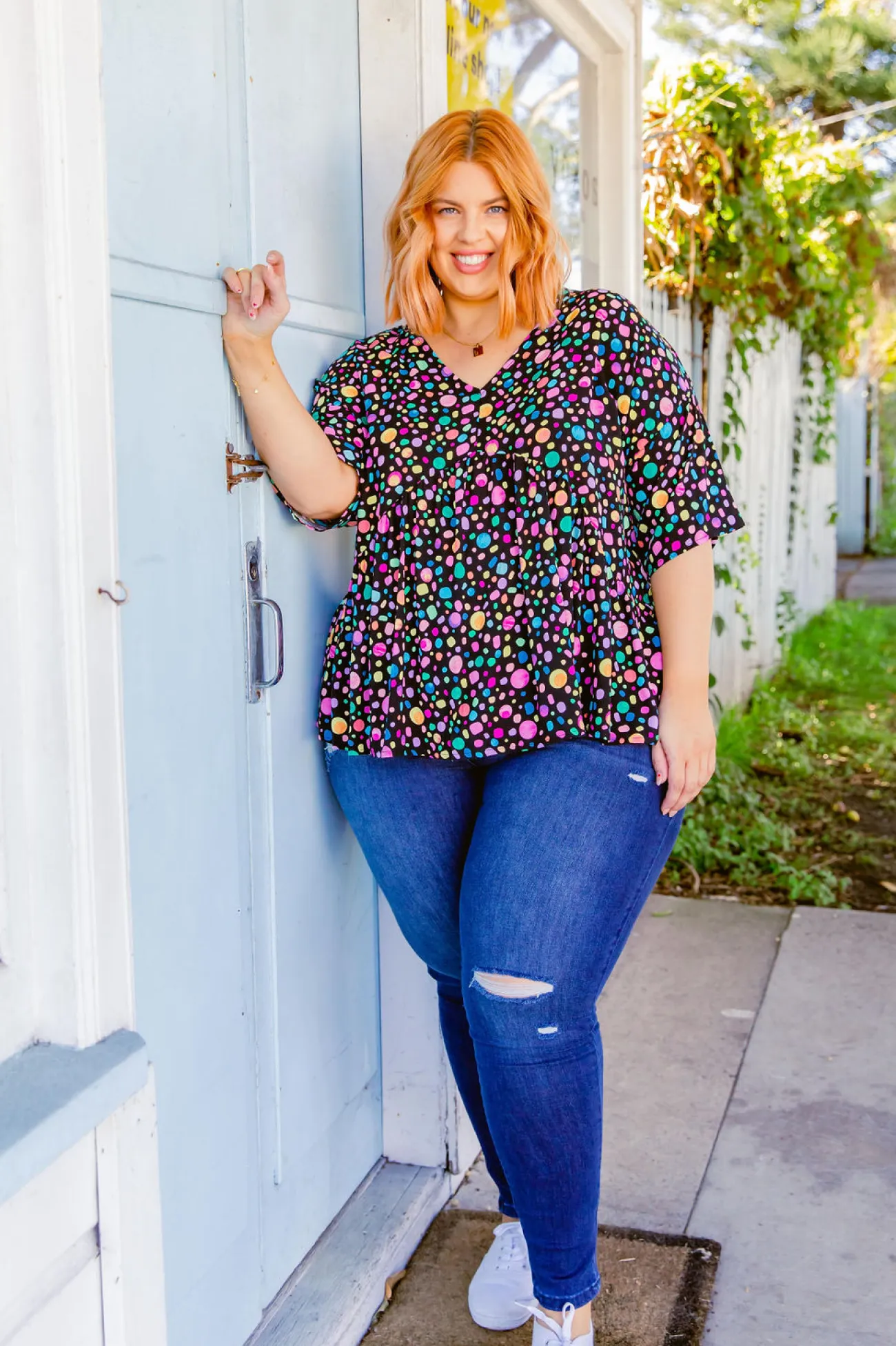 Proud Poppy Clothing *UNICORN* Peak Top in Black Pebble by Kasey Rainbow Best