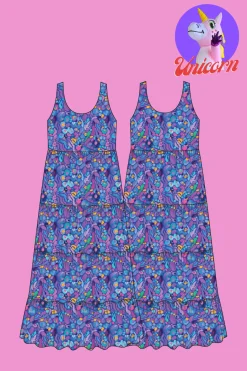 Proud Poppy Clothing *UNICORN* Ronnie Dress in Reef by Kasey Rainbow Online