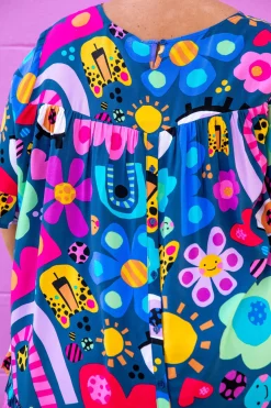 Proud Poppy Clothing *UNICORN* Tilly Top in Kasey Rainbow My Things by Kasey Rainbow Discount