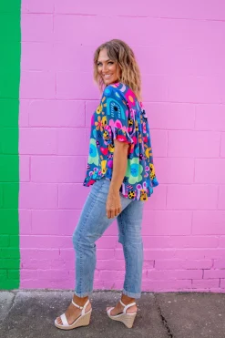 Proud Poppy Clothing *UNICORN* Tilly Top in Kasey Rainbow My Things by Kasey Rainbow Discount