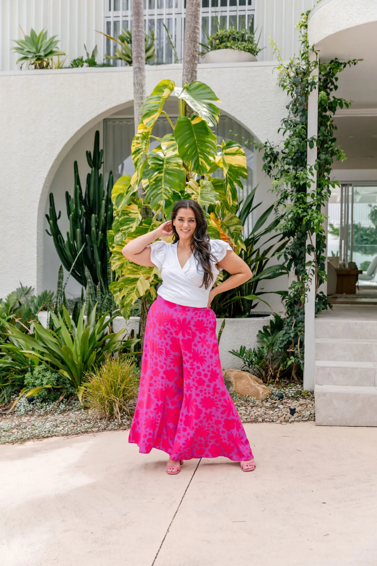 Proud Poppy Clothing Zelda Pants in Summer Floral by Kasey Rainbow Discount