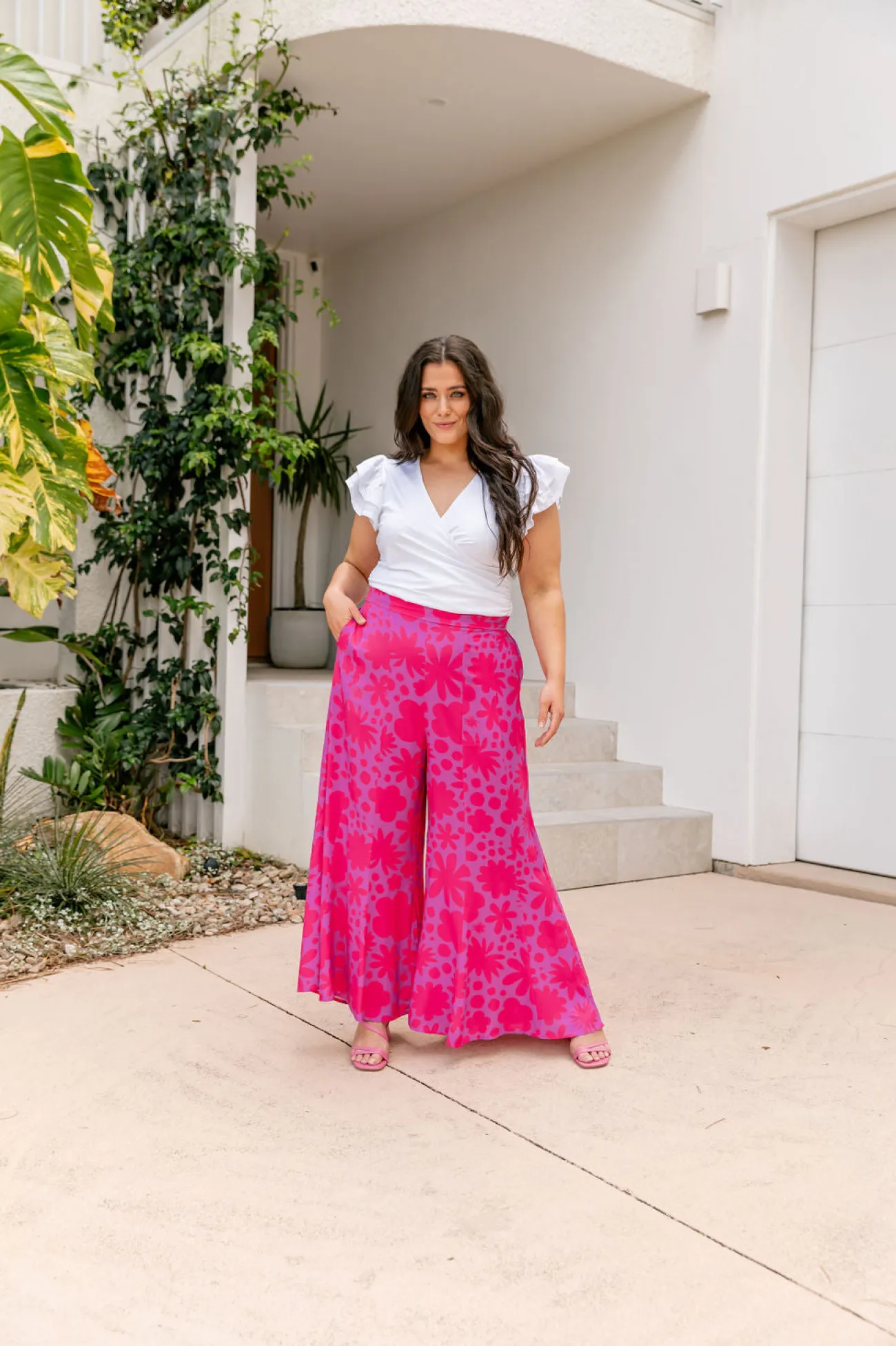 Proud Poppy Clothing Zelda Pants in Summer Floral by Kasey Rainbow Discount